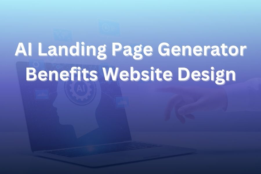 ai landing page generator benefits website design